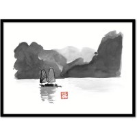 Affiche d'art Baie d'Halong