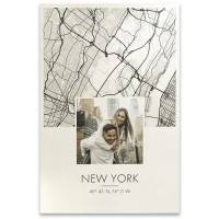 Affiche carte personnalisée