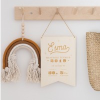 Étendard de naissance personnalisé