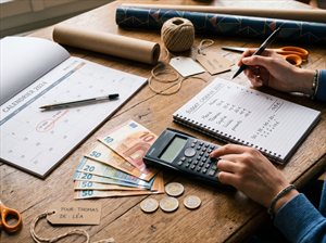 Calcul du budget cadeaux : calculatrice, billets, calendrier et liste de montants